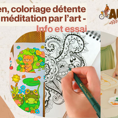 Motif zen, coloriage détente et méditation par l’art -  Info et essai