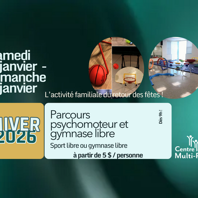 Gymnase libre et parcours psychomoteur