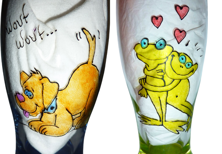 Peinture sur verre
